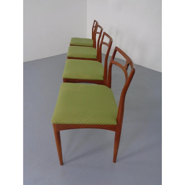 Wood Model 94 Teak Dining Chairs by Johannes Andersen for Christian Linneberg, 1960s, Set of 4 For Sale - Image 7 of 17