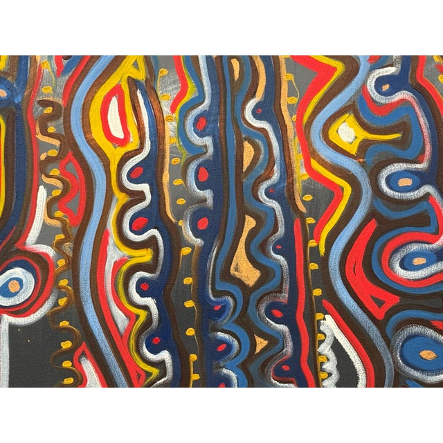 Vivid seascape where turbulent waves meet a glowing horizon of shifting light 2025 For Sale - Image 15 of 18