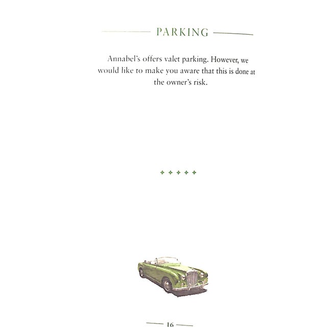 Annabel's London Rule Book W/ Members' Box 2018 For Sale - Image 10 of 15