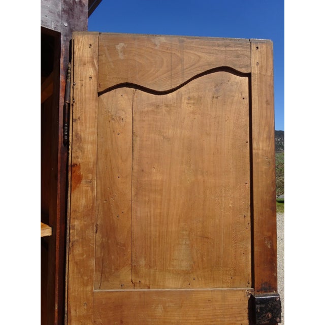 19th Century Louis Philippe Walnut Wardrobe For Sale - Image 14 of 18