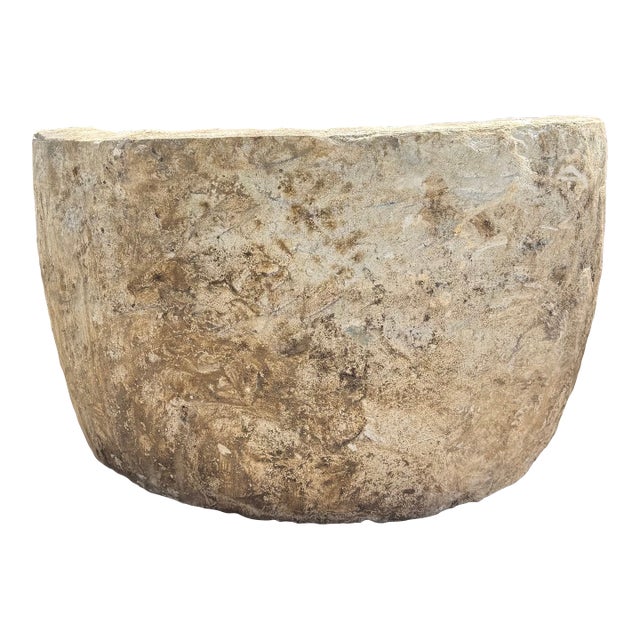 Antique Limestone Trough 51126a For Sale
