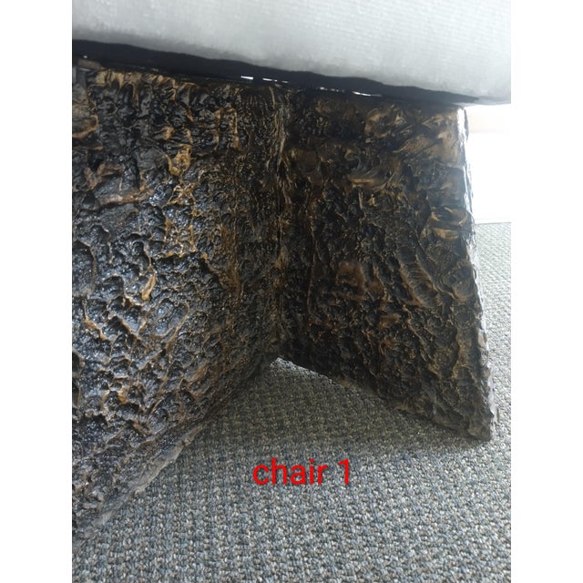 Gray 1960s Adrian Pearsall Attributed Dining Arm Chairs - Set of 2 For Sale - Image 8 of 13