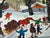 Modern Eastern Europe Artist, Winter Village with Sled and Bear, 1997, Gouache For Sale - Image 3 of 11