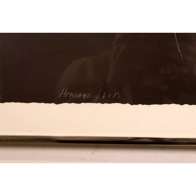 Douglas Warfield Warner Homage/L.V.B. Signed Contemporary Lithograph on Paper For Sale In Detroit - Image 6 of 8