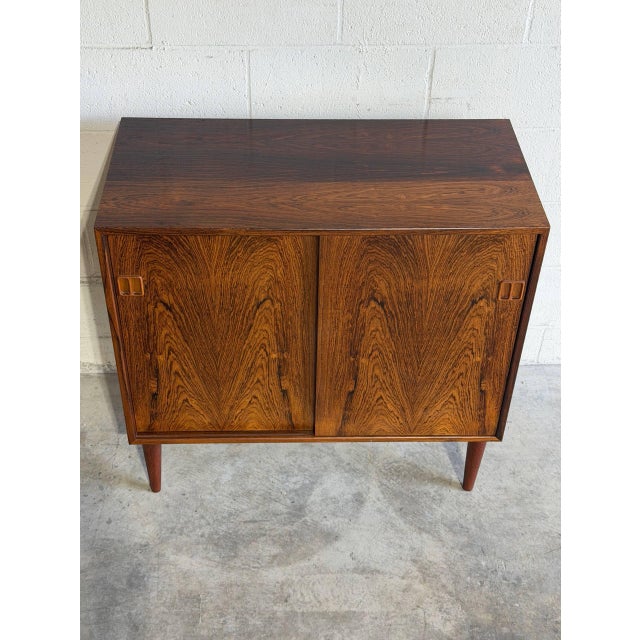 Hjørnebo Møbelfabrik Rosewood Storage Sideboard Danish Mid-Century Modern 1960s For Sale - Image 4 of 13