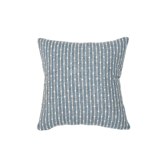 Decorative pillow; knife edge; hidden zipper closure; 90/10 feather/down insert Dry Clean