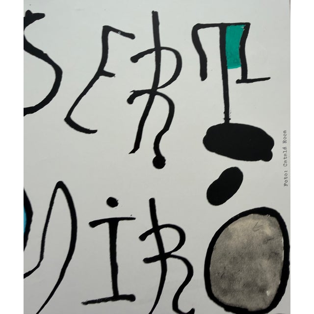 Paper Joan Miró (1893–1983) – Galería Artema Barcelona 1980 – Original Vintage Exhibition Poster For Sale - Image 7 of 10