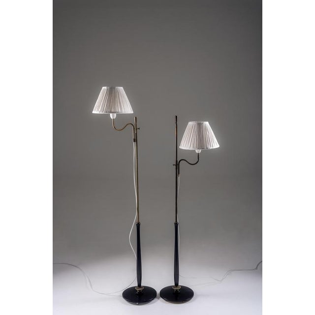 Swedish Floor Lamps, 1940s, Set of 2 For Sale - Image 3 of 11