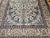 Textile Vintage Persian Nain Area Rug, Hand-Knotted Wool & Silk, Floral Pattern, 7x11, Ivory & Blue For Sale - Image 7 of 12