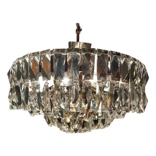 Crystal Pendant Light from Bakalowits & Söhne, 1950s For Sale