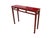 This antique 19th-century console table is a traditional open-frame accent piece made from solid elm wood from the Shanxi...