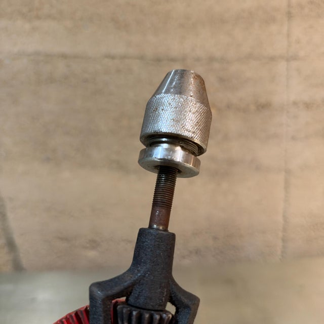 Red Manual Hand Drill, Commonly Called an "Eggbeater Drill Industrial For Sale - Image 8 of 10