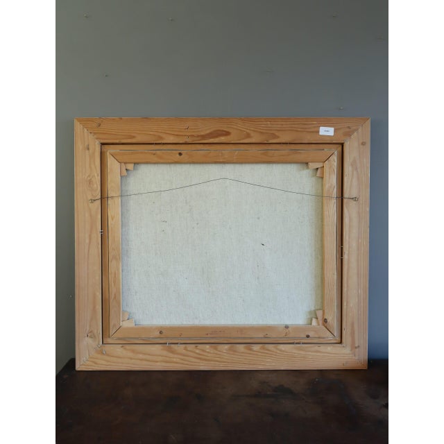 Mid-Century Modern 'Moments Between Casts' Original Swedish Figurative Seascape Oil Painting, Framed For Sale - Image 10 of 10