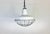 Industrial white enamel factory pendant light made by Benjamin in United States during the 1960s. White enamel inside the...