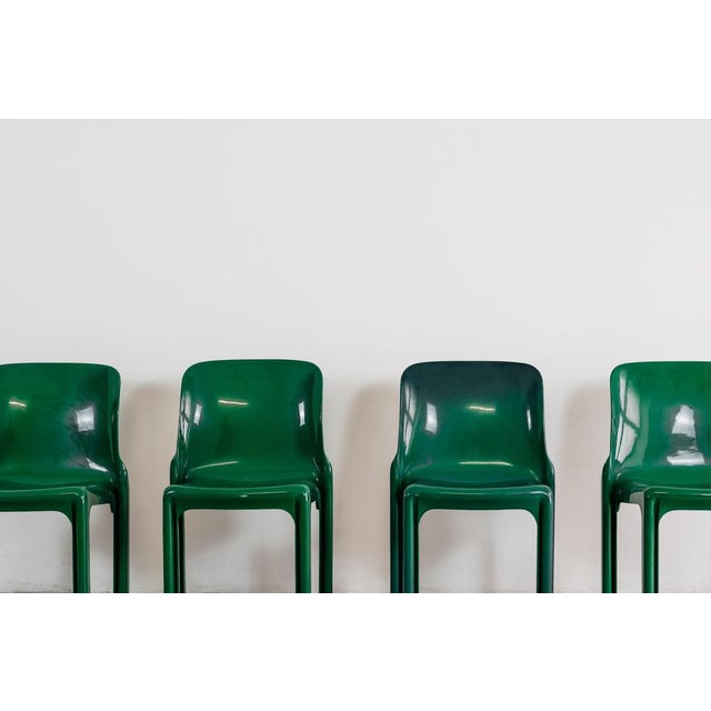 Selene Chairs attributed to Vico Magistretti for Artemide, 1960s, Set of 4 For Sale - Image 3 of 11