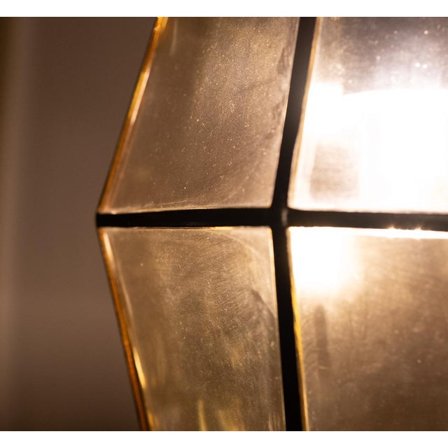 Glass Pendant Lamp from Glashütte Limburg, Germany, 1960s For Sale - Image 6 of 9