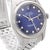 Rolex Rolex Datejust 16014 Blue Vignette Diamond Dial 36mm Steel White Gold Watch For Sale - Image 4 of 17