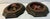 Vintage Mid Century Brutalist Metal Sculpture Mushroom and Leaves Wall Plaques - A Pair For Sale - Image 4 of 5