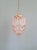 Art Deco Skyscraper Pendant Light in Frosted Pink Glass, 1920s For Sale - Image 14 of 14