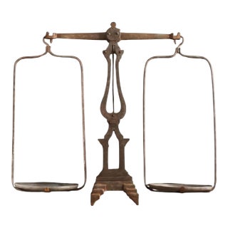 French Scale of Justice Home Decor For Sale