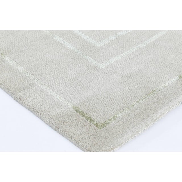Early 21st Century Modern Art Deco Tibetan Rug with Greek Key Design by Doris Leslie Blau For Sale - Image 5 of 5