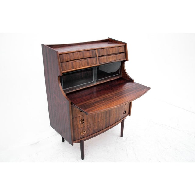 Rosewood Writing Desk by G. Falsig for Möbelfabrik Holstebro, 1960s For Sale - Image 4 of 17