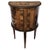 Art Deco Italian Demilune Night Stand in Marquetry Inlay Burl Wood, 1940s For Sale - Image 10 of 10