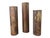 1960s Brutalist Torched Cut Copper Metal Pillar Candle Holders-Set of 3 For Sale - Image 9 of 12