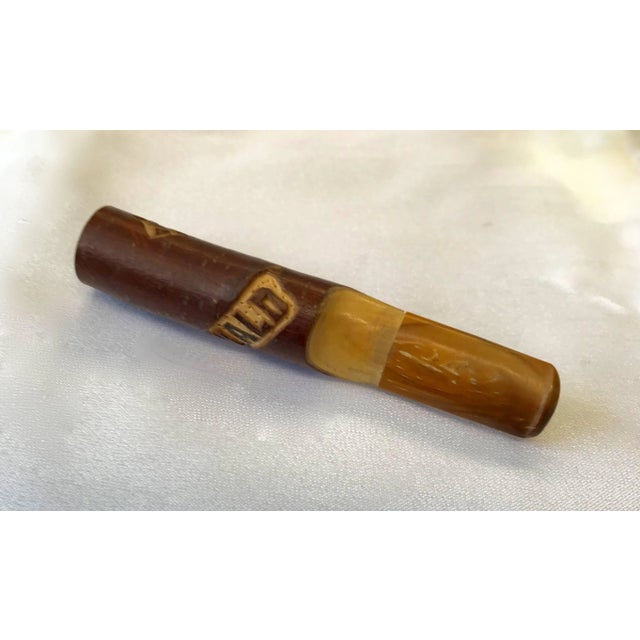 We are offering a vintage cigar holder made of beechwood from Schwarzwald of Germany. The name has been hand-carved into...