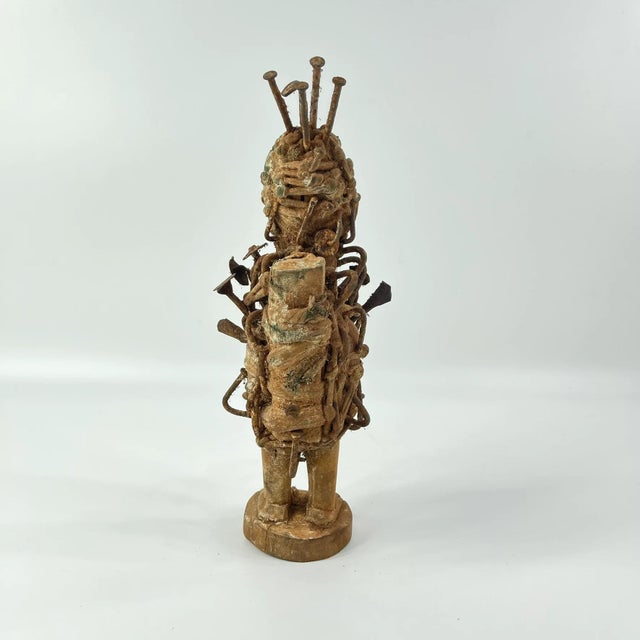 Early 20th Century Kongo Nkisi Nkondi Power Fetish Figure For Sale - Image 4 of 6