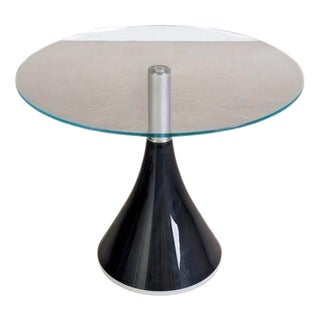 Modern Round Glass Dining Table from Rolf Benz For Sale