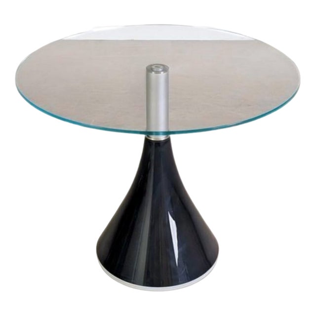 Modern Round Glass Dining Table from Rolf Benz For Sale