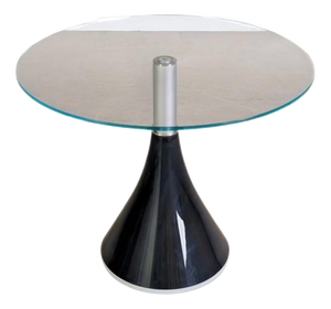 Modern Round Glass Dining Table from Rolf Benz