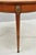 Late 20th Century Late 20th Century John Scalia French Empire Style Round Cherry Wood Bouillotte Lamp Side Table For Sale - Image 5 of 15