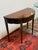 1990s Henkel Harris Federal Inlaid Cherry Wood Flip Top Console Table For Sale - Image 5 of 12