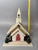 Wood Vintage Mica Putz Christmas Church Music Box With Bottle Brush Trees, C. 1940s–1950s For Sale - Image 7 of 11