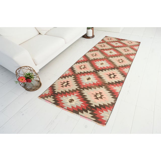 Anatolian Hallway Kilim Runner For Sale - Image 9 of 10