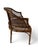 Hollywood Regency Faux Bamboo Cane Settee For Sale - Image 12 of 18