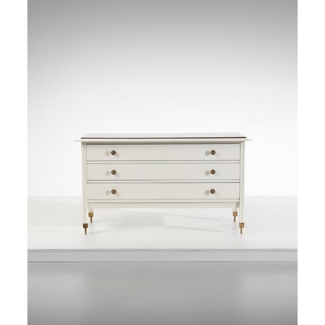 White Model D154 Dresser by Carlo De Carli Rosso for Luigi Sormani, 1960s For Sale - Image 10 of 10