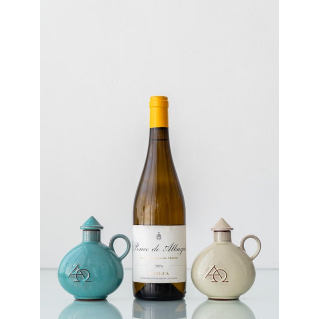 1960s Bauhaus Ceramic Alpha Omega Cruet by Theodor Bogler, 1948-1968, Set of 2 For Sale - Image 5 of 9