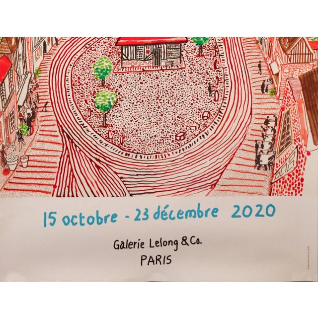 Contemporary 2020 French Exhibition Poster, Ma Normandie - David Hockney at Galerie Lelong & Co. (Paris) For Sale - Image 3 of 4