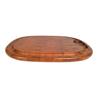 1970s Jens Quistgaard JHQ for Dansk Teak Midcentury Serving Board or Tray For Sale