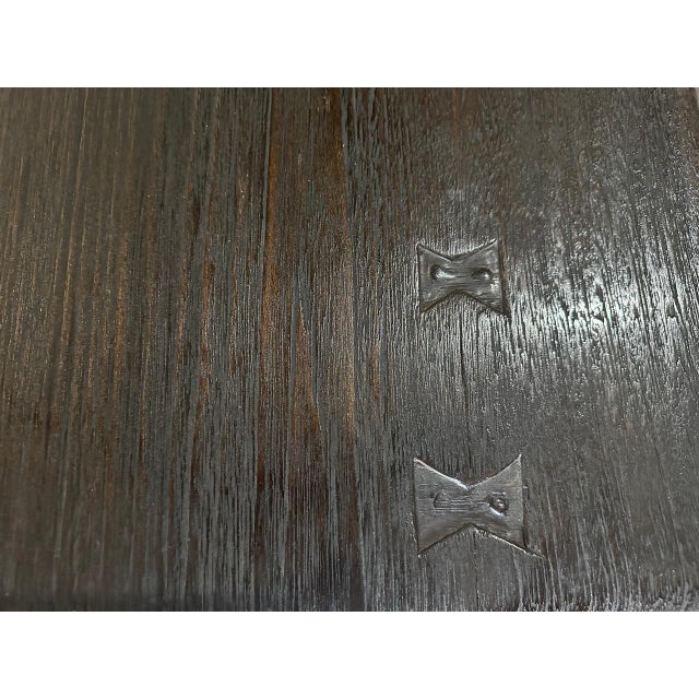 Andrianna Shamaris Impressive Hand Made Teak Wood Coffee Table For Sale - Image 10 of 18