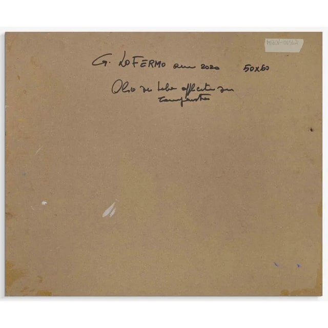 Contemporary Giorgio Lo Fermo, Color Abstract Composition, Oil Painting, 2020 For Sale - Image 3 of 4