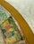 Green Hand Blown Glass Plate of Medieval Scenes + Stand For Sale - Image 8 of 12
