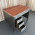 Silver 1940s Industrial Mid-Century Brushed Steel Military Desk With Leather Pop-Up Top For Sale - Image 8 of 12