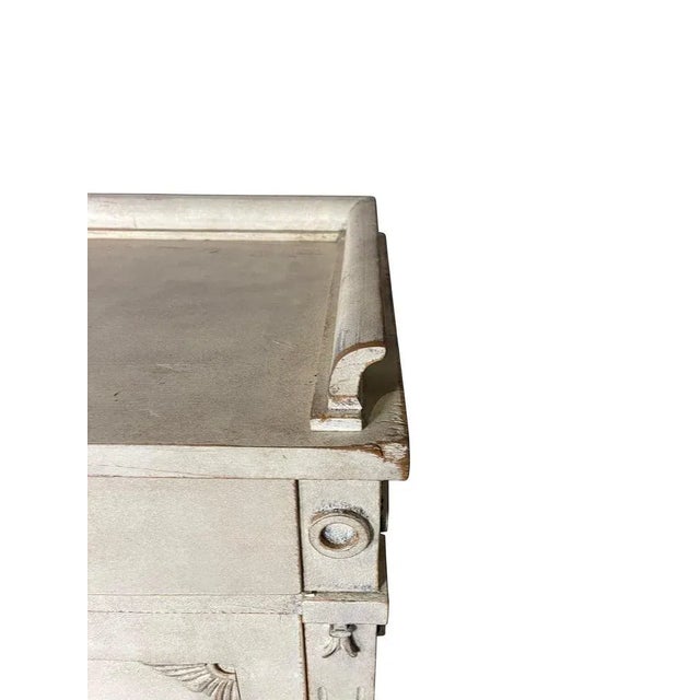 19th Century 19th Century Swedish Gustavian Lime Washed Buffet/Server For Sale - Image 5 of 13