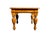 Vintage Broyhill Tuscan Neoclassical End Table – Solid Wood Square Side Table With Fluted Turned Legs & Four-Way Matched Top For Sale - Image 9 of 11