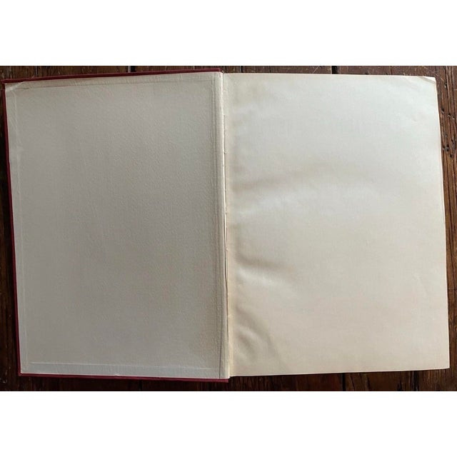 Vintage Italian Art Book - Piero Della Francesca Pompeo Borra - Red Cloth Coffee Table Book For Sale In Philadelphia - Image 6 of 8