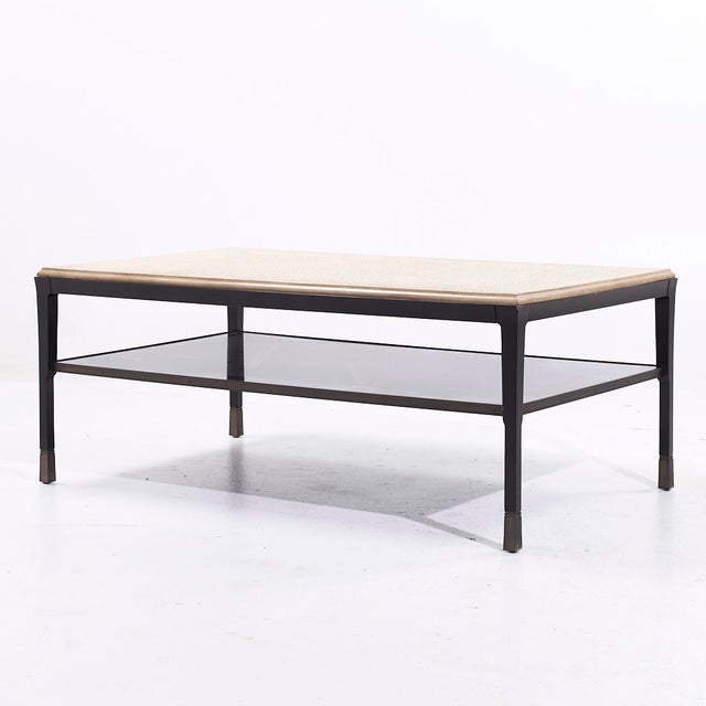 Contemporary Bill Sofield for Baker Mahogany Coffee Table For Sale - Image 3 of 10